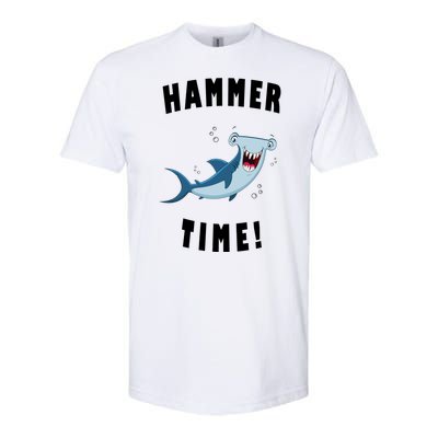 Hammer Time Funny Hammerhead Shark Softstyle CVC T-Shirt