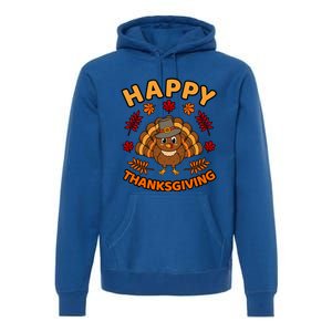 Happy Thanksgiving Funny Turkey Family Graphic Cool Gift Premium Hoodie