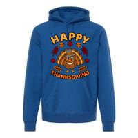 Happy Thanksgiving Funny Turkey Family Graphic Cool Gift Premium Hoodie