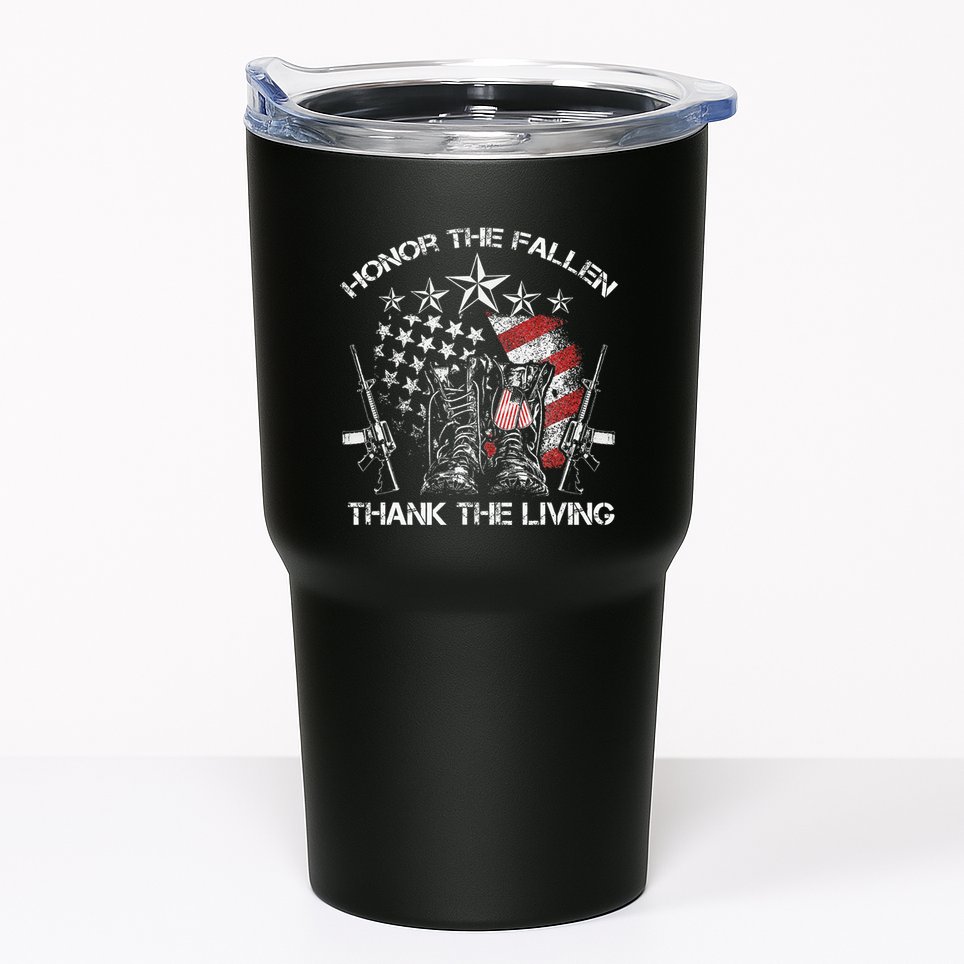 Honor The Fallen Thank The Living Memorial Day Tumbler