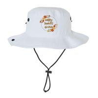 Happy Thanksgiving Fall Leaves Holiday Gift Legacy Cool Fit Booney Bucket Hat