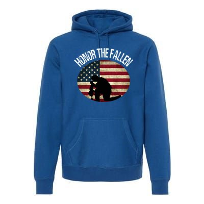 Honor The Fallen Patriotic Theme Gift Premium Hoodie