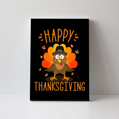 Happy Thanksgiving For Turkey Day Family Dinner Canvas