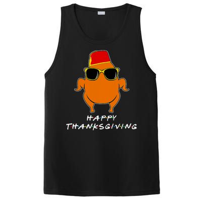 Happy Thanksgiving Friends Turkey PosiCharge Competitor Tank