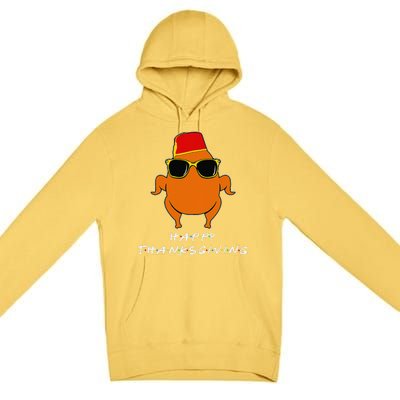 Happy Thanksgiving Friends Turkey For Turkey Premium Pullover Hoodie