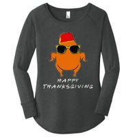 Happy Thanksgiving Friends Turkey For Turkey Women's Perfect Tri Tunic Long Sleeve Shirt