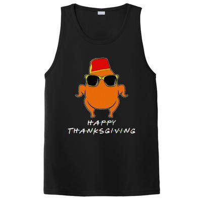 Happy Thanksgiving Friends Turkey For Turkey PosiCharge Competitor Tank