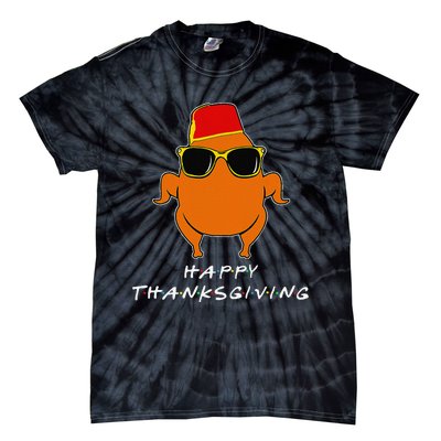 Happy Thanksgiving Friends Turkey For Turkey Tie-Dye T-Shirt