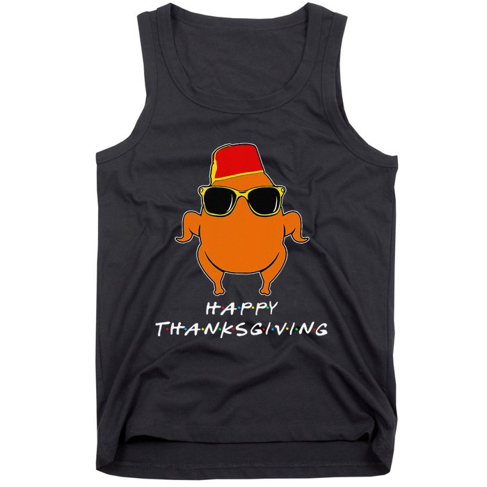 Happy Thanksgiving Friends Turkey For Turkey Tank Top