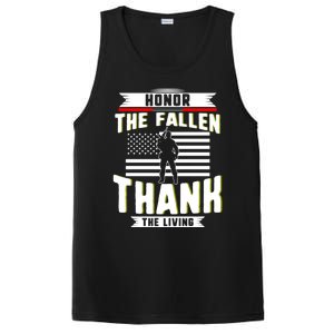 Honor The Fallen Thank Living Memorial Day Military May 25th Gift PosiCharge Competitor Tank