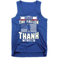 Honor The Fallen Thank Living Memorial Day Military May 25th Gift Tank Top