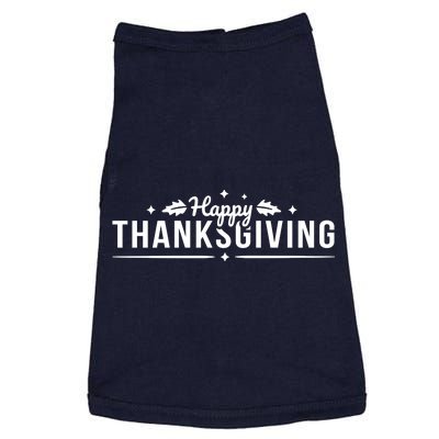 Happy Thanksgiving Festive Holiday Fall Doggie Tank