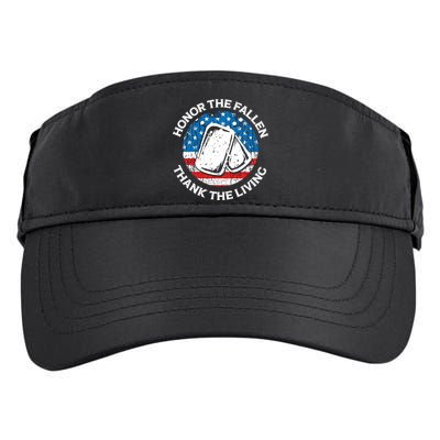 Honor The Fallen Thank The Living Veterans Day Appreciation Meaningful Gift Adult Drive Performance Visor