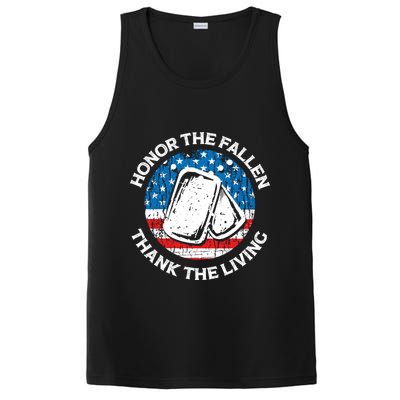 Honor The Fallen Thank The Living Veterans Day Appreciation Meaningful Gift PosiCharge Competitor Tank
