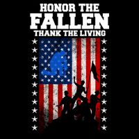 Honor The Fallen Thank The Living Memorial Day Gift Flatbill Hat