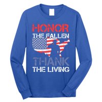 Honor The Fallen Thank The Living Memorial Day Gift Long Sleeve Shirt