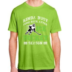 Hockey Themed Funny Hockey Season Gift Adult ChromaSoft Performance T-Shirt