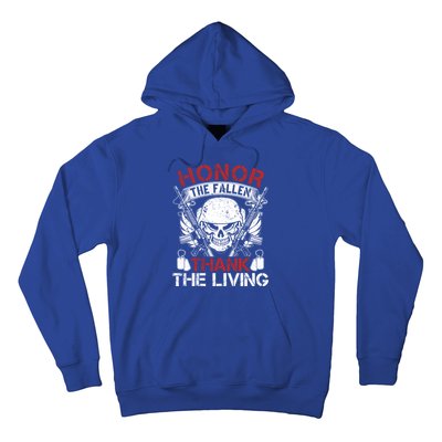 Honor The Fallen Thank The Living Veterans Day Gift Hoodie