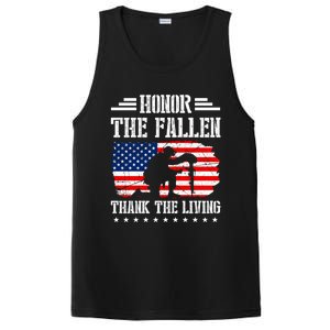 Honor The Fallen Gift Thank The Living Gift Memorial Day Gift PosiCharge Competitor Tank