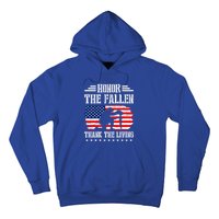 Honor The Fallen Gift Thank The Living Gift Memorial Day Gift Hoodie