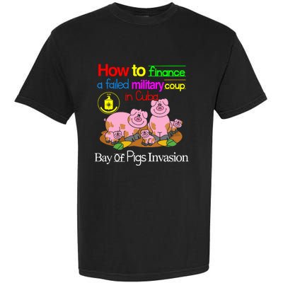 How To Finance A Failed Military Coup In Cuba Bay Of Pigs Invasion Garment-Dyed Heavyweight T-Shirt