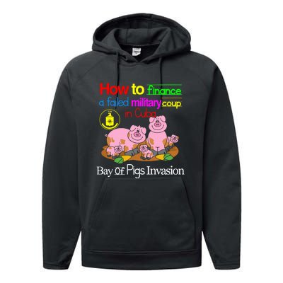 How To Finance A Failed Military Coup In Cuba Bay Of Pigs Invasion Performance Fleece Hoodie