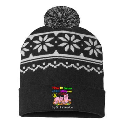 How To Finance A Failed Military Coup In Cuba Bay Of Pigs Invasion USA-Made Snowflake Beanie