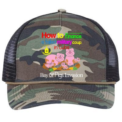 How To Finance A Failed Military Coup In Cuba Bay Of Pigs Invasion Retro Rope Trucker Hat Cap