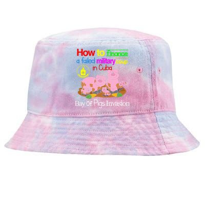 How To Finance A Failed Military Coup In Cuba Bay Of Pigs Invasion Tie-Dyed Bucket Hat