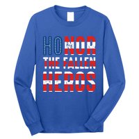 Honor The Fallen Heros Gift Usa American Flag Gift Veterans Day Gift Long Sleeve Shirt