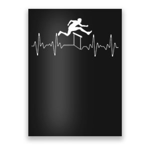 Hurdles Track Field Art For Women Jumper Track Coach Poster