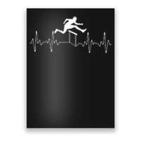 Hurdles Track Field Art For Women Jumper Track Coach Poster