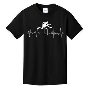 Hurdles Track Field Art For Women Jumper Track Coach Kids T-Shirt