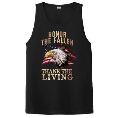 Honor The Fallen Gift Thank The Living Gift Memorial Day Gift PosiCharge Competitor Tank