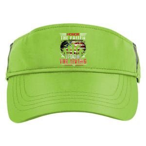 Honor The Fallen Veteran Themed Military Support Memorial Gift Adult Drive Performance Visor