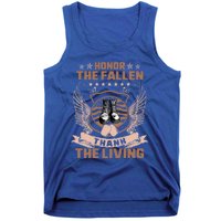 Honor The Fallen Thank Living Memorial Day Military May 25th Cool Gift Tank Top