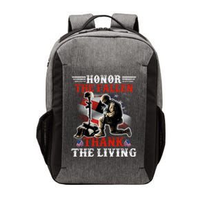 Honor The Fallen Veteran Themed Military Support Gift Vector Backpack