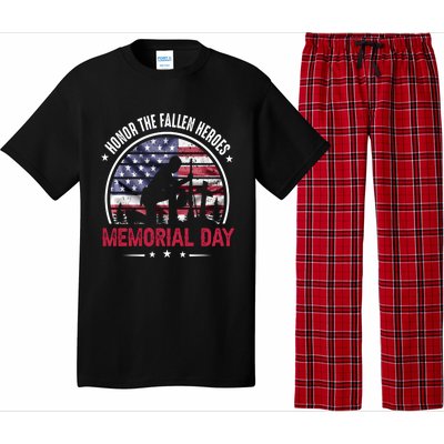 Honor The Fallen Heroes Memorial Day Cool Gift Pajama Set