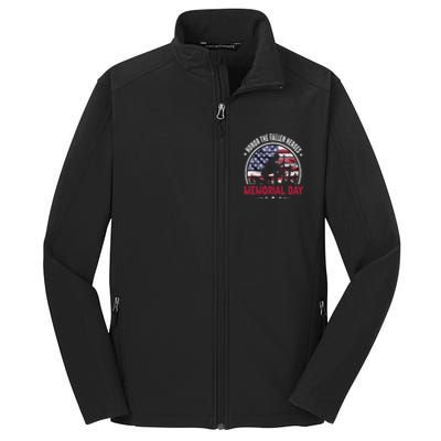 Honor The Fallen Heroes Memorial Day Cool Gift Core Soft Shell Jacket