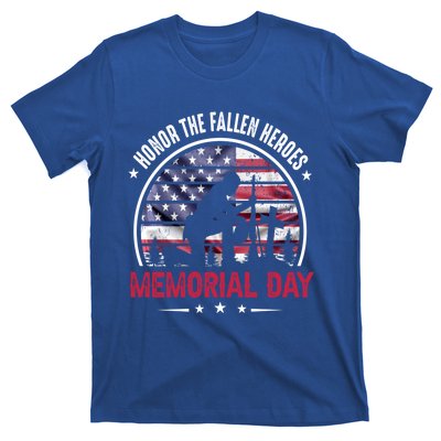 Honor The Fallen Heroes Memorial Day Cool Gift T-Shirt