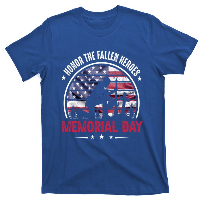 Honor The Fallen Heroes Memorial Day Cool Gift T-Shirt