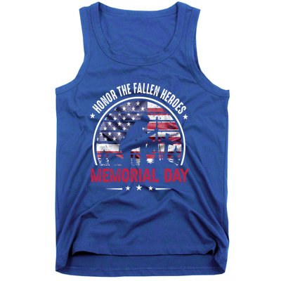 Honor The Fallen Heroes Memorial Day Cool Gift Tank Top