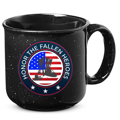 Honor The Fallen Heroes Gift Meaningful Gift Patriotic American Sweater 15oz Campfire Ceramic Mug