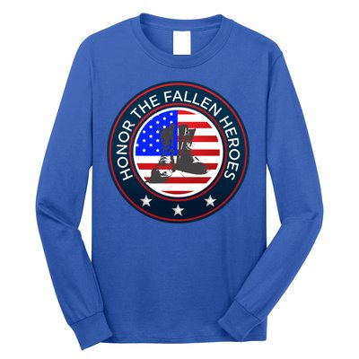 Honor The Fallen Heroes Gift Meaningful Gift Patriotic American Sweater Long Sleeve Shirt