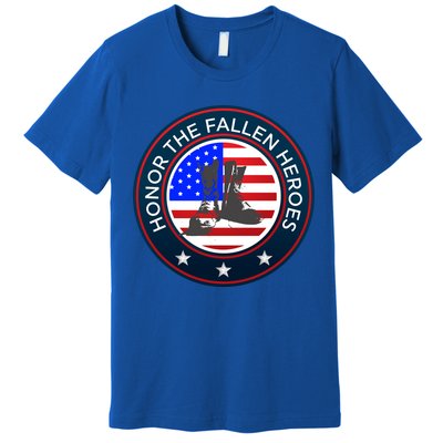Honor The Fallen Heroes Gift Meaningful Gift Patriotic American Sweater Premium T-Shirt