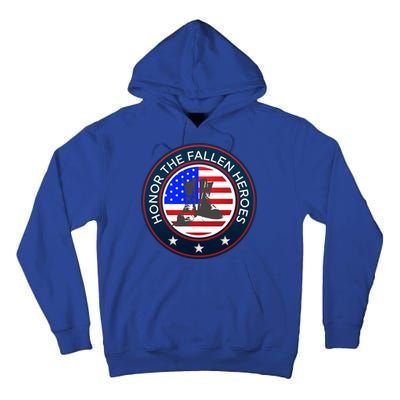 Honor The Fallen Heroes Gift Meaningful Gift Patriotic American Sweater Tall Hoodie
