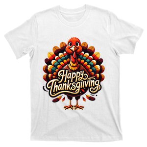 Happy Thanksgiving For Turkey Day Family Dinner T-Shirt