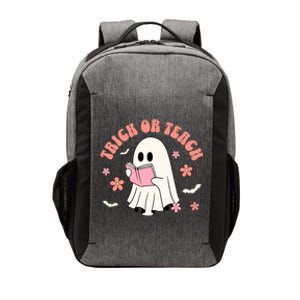 Halloween Teacher Funny Cute Trick Or Teach Gift Vector Backpack