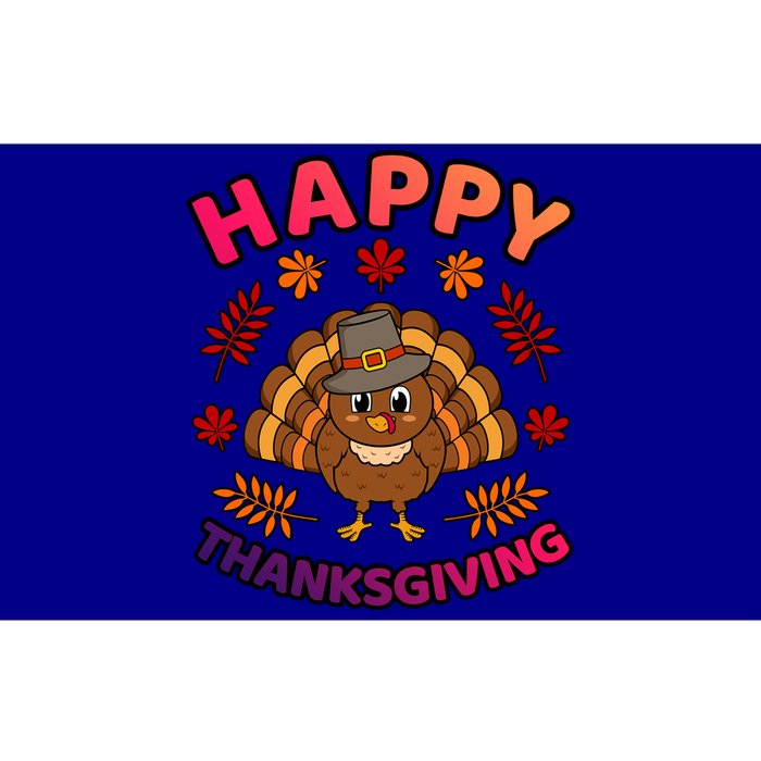 Happy Thanksgiving Funny Turkey Family Graphic Gift Bumper Sticker