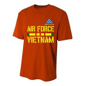 Honor The Fallen Air Force Vietnam Funny Gift Performance Sprint T-Shirt